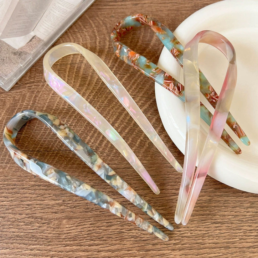 Hair Fork Stick - Retro U-shaped hairclip for women elegant