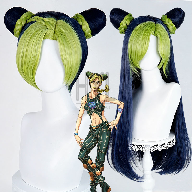 Women'S Yellow Accessories - Anime JOJO Jolyne Cujoh Cosplay Wig