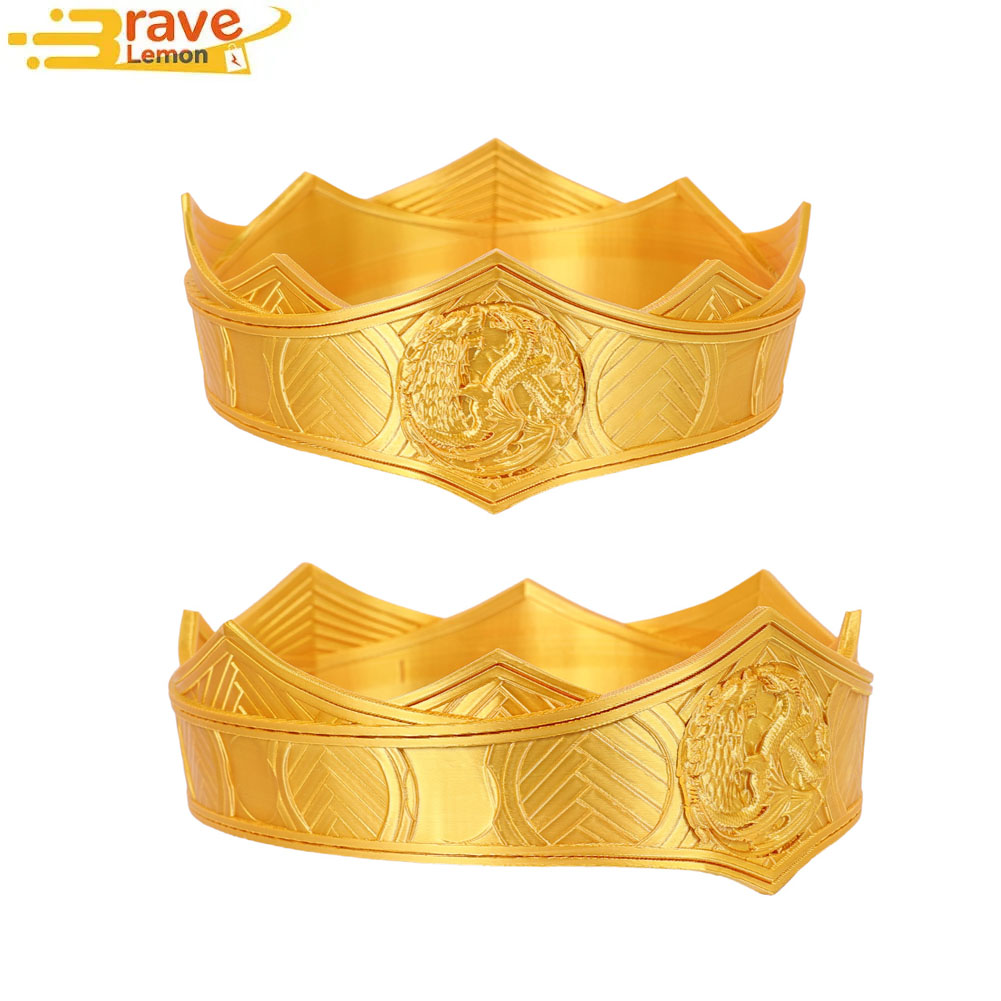 Women'S Yellow Accessories - Rhaenyra Crown Cosplay Women Golden Yellow