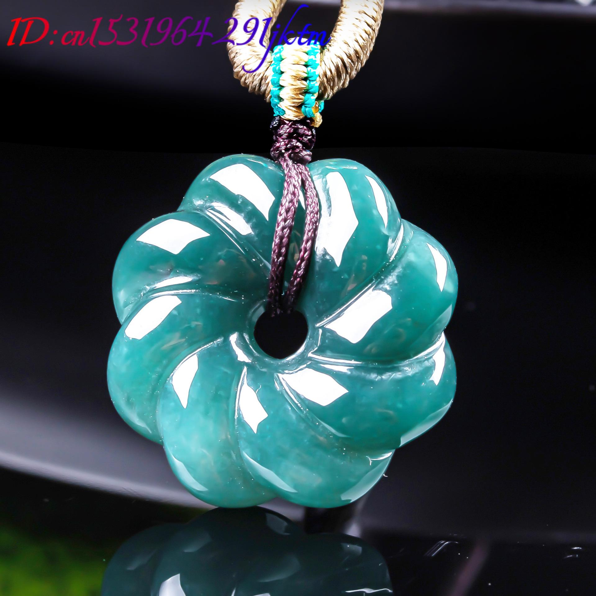 Natural Burmese Jadeite Flower - Women Accessories Trending recension och pris