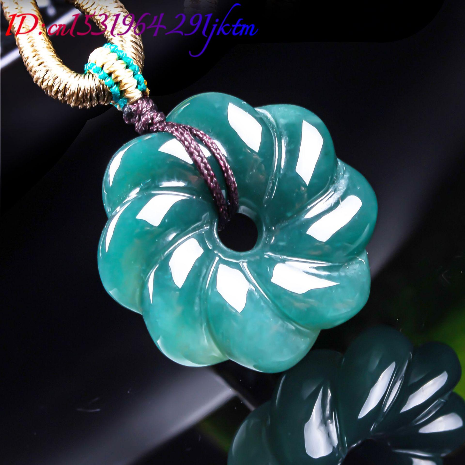 Natural Burmese Jadeite Flower - Women Accessories Trending recension och pris