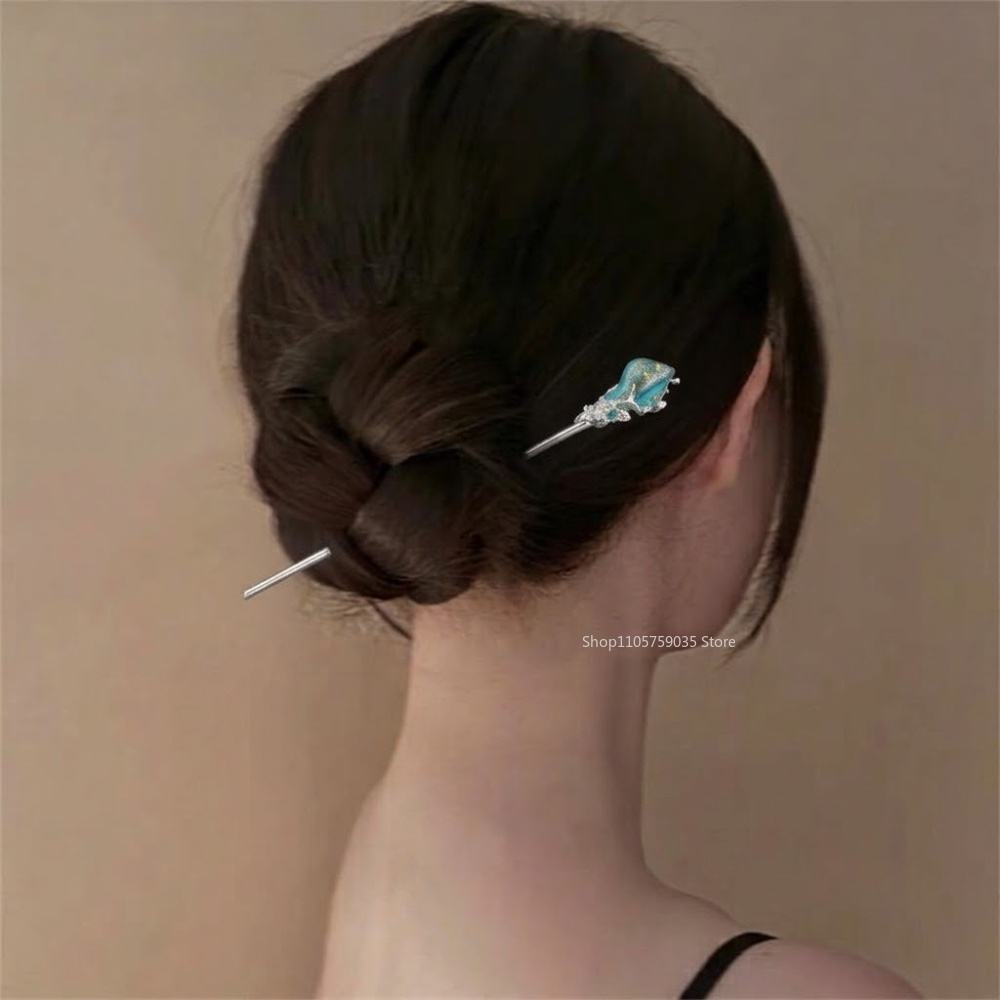 Chinese Style Hanfu Crystal Ha - Hair Fork Stick recension och pris
