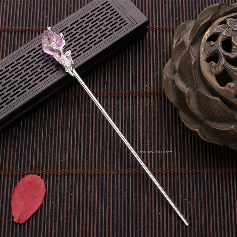 Chinese Style Hanfu Crystal Ha - Hair Fork Stick recension och pris