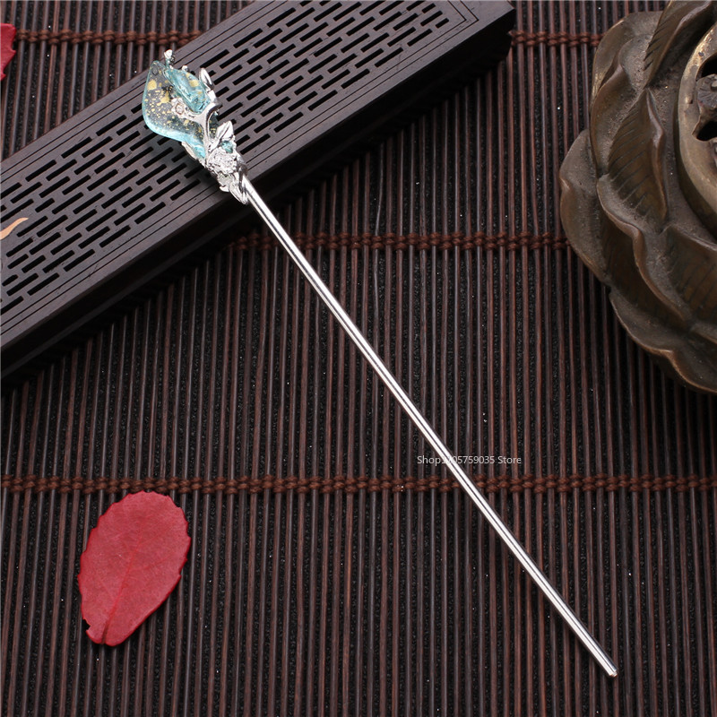 Chinese Style Hanfu Crystal Ha - Hair Fork Stick recension och pris