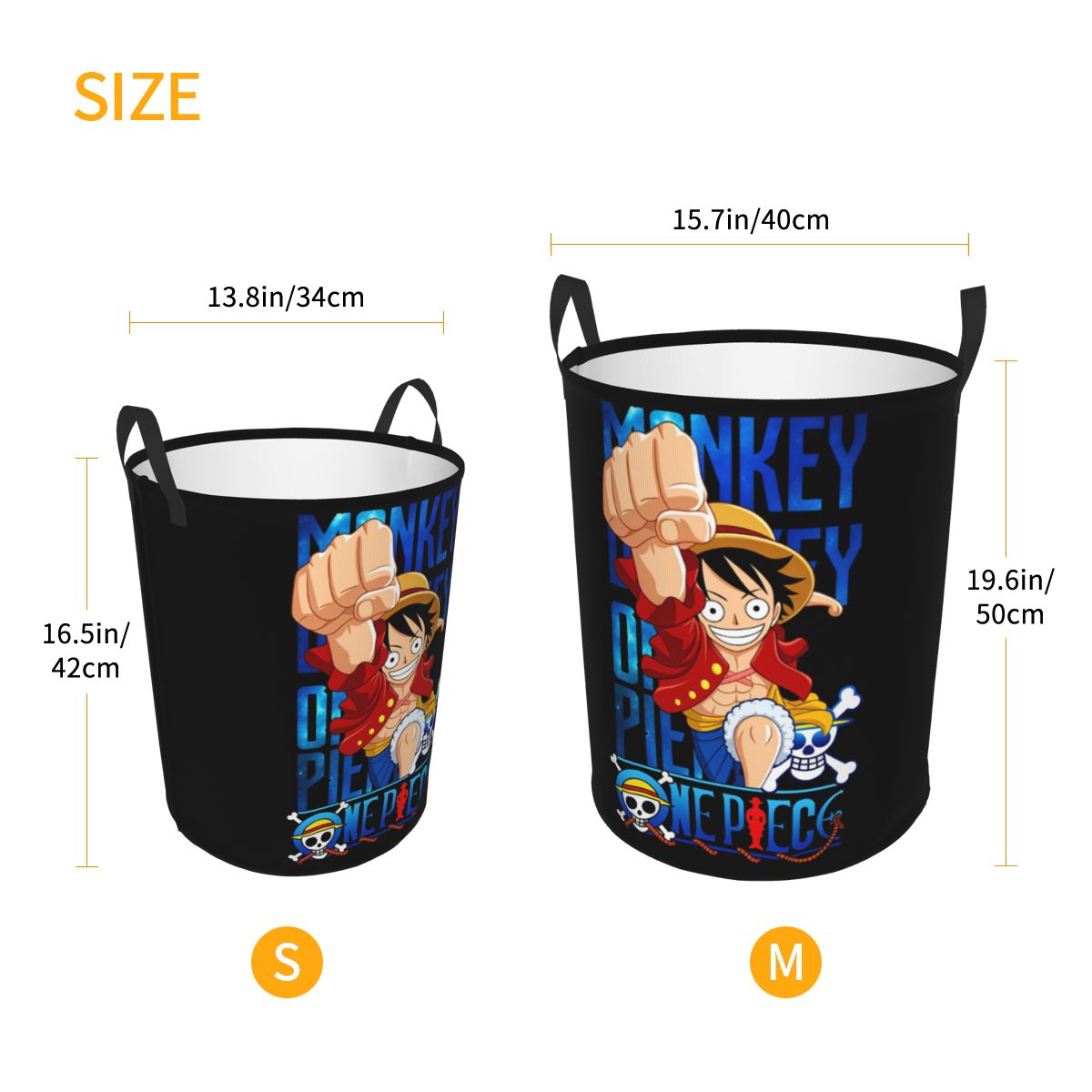 Luffy One Piece Laundry Hamper - Women Accessories Hamper recension och pris