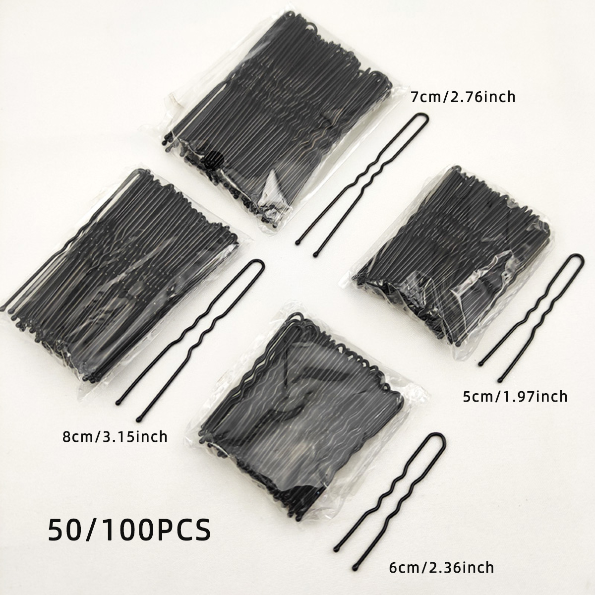 50/100 PCS Women 5/6/7/8 cm Ha - Hair Fork Stick recension och pris