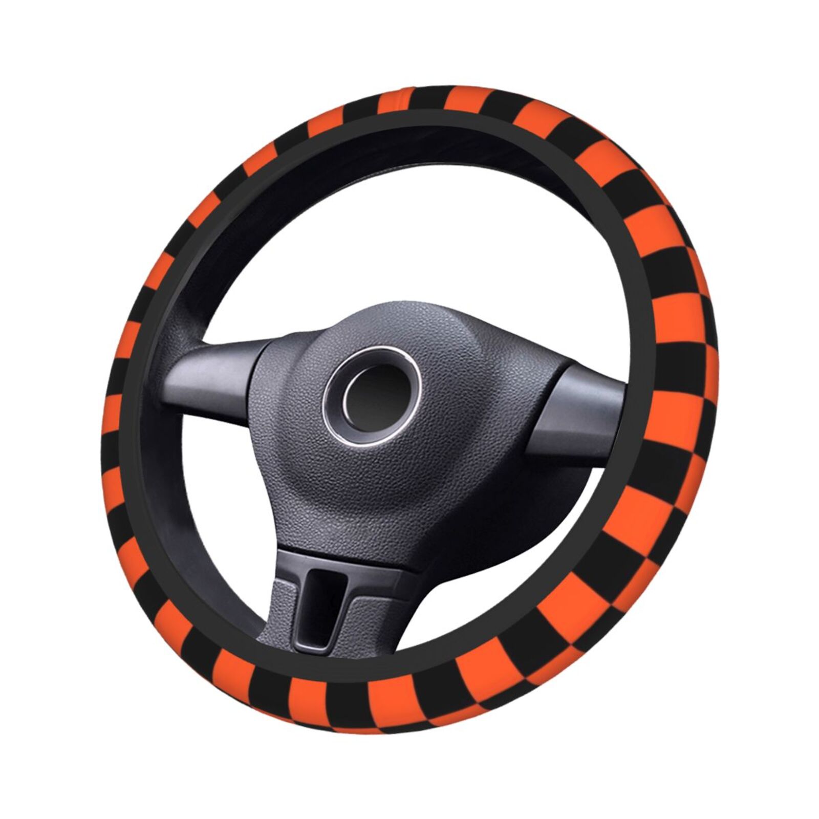 Black and Orange Grid Print St - Women'S Accessories Vans recension och pris
