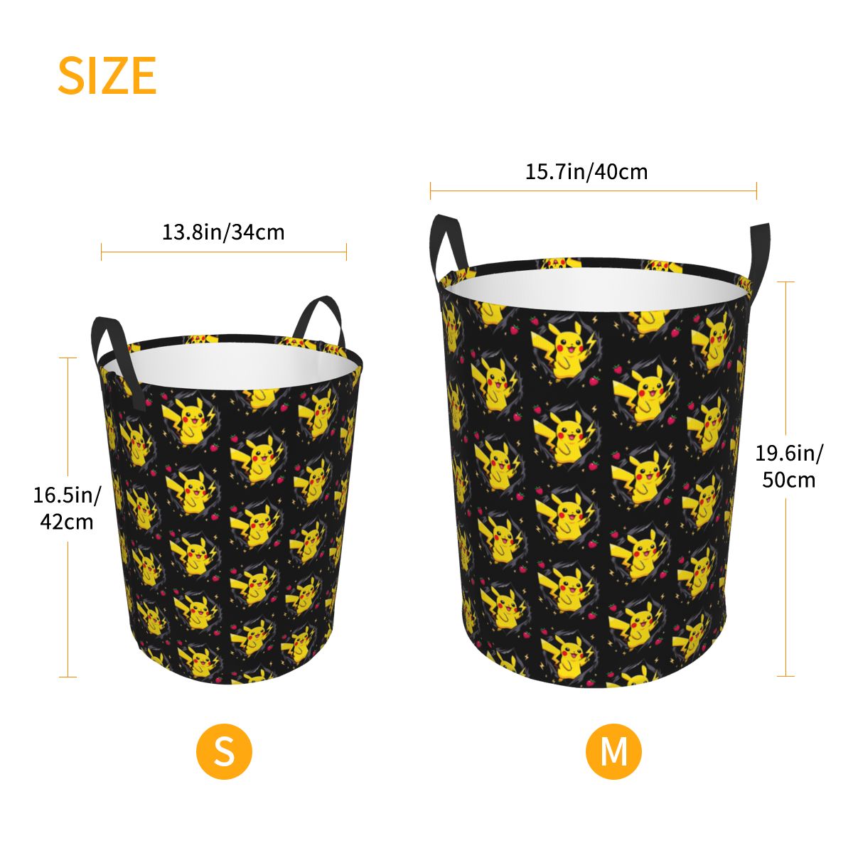 Pikachu Pokemon Cartoon Laundr - Women Accessories Hamper recension och pris