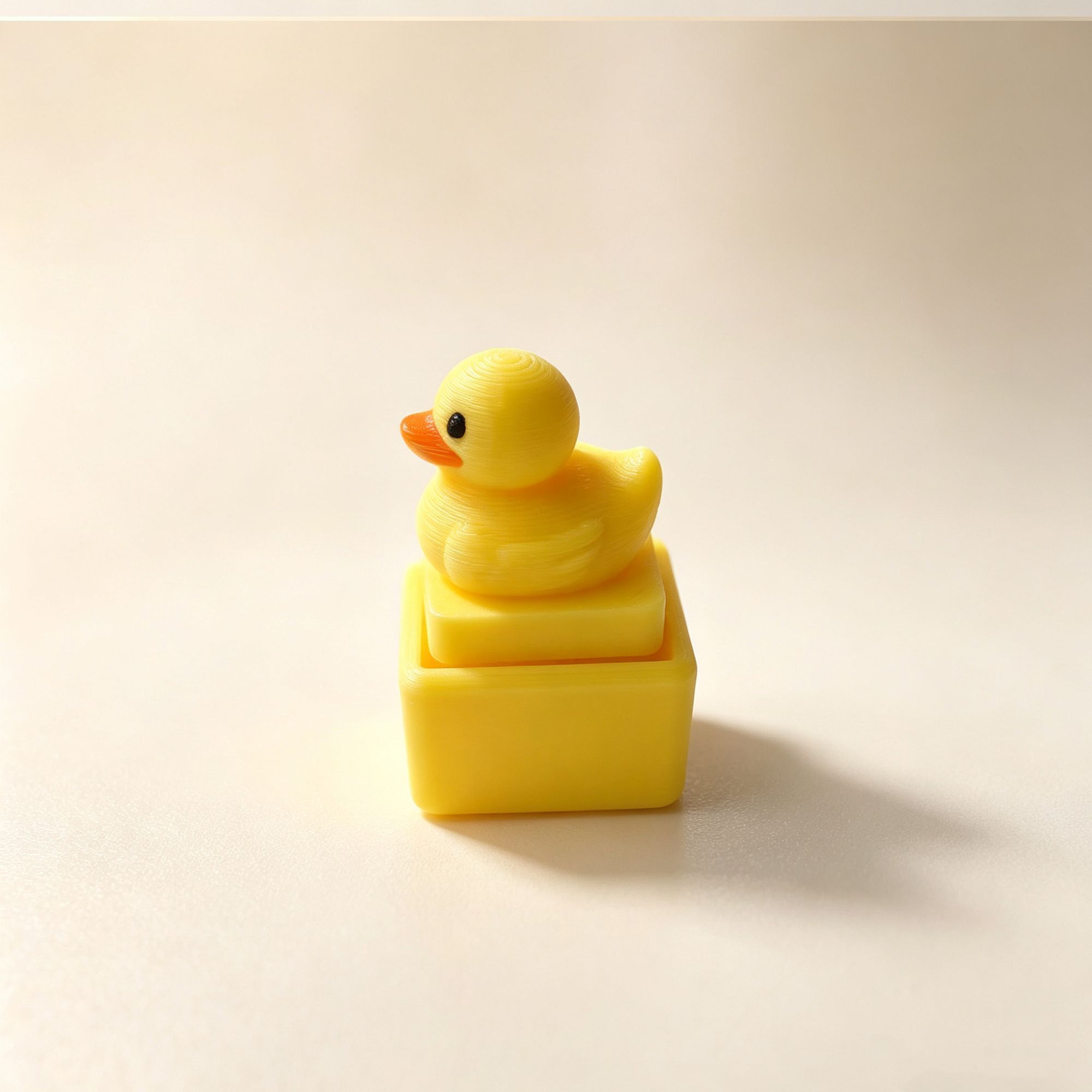 Cute Yellow Duck Press Keychai - Women'S Yellow Accessories recension och pris