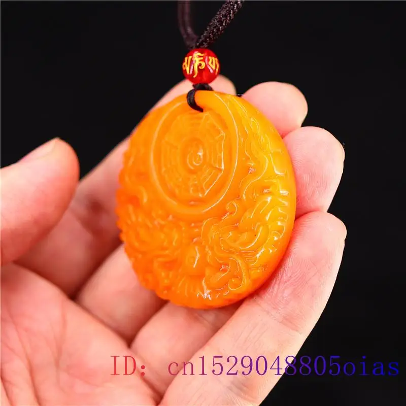 Yellow Jade Dragon Pendant Gif - Women'S Yellow Accessories recension och pris