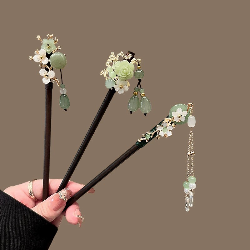 Antique Wooden Hairpin Women's - Hair Fork Stick recension och pris
