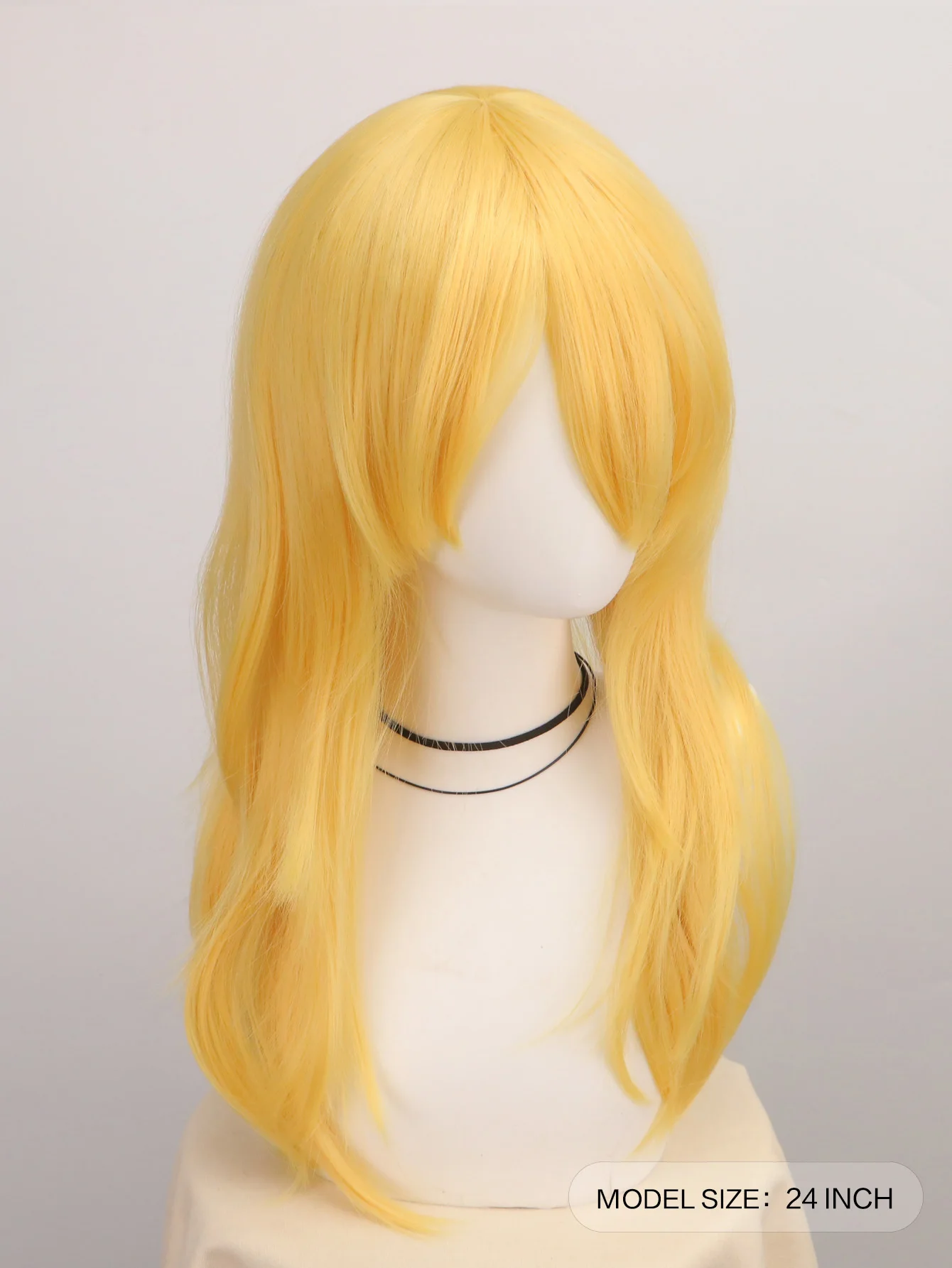 Yellow Long Great Wavy Curly C - Women'S Yellow Accessories recension och pris