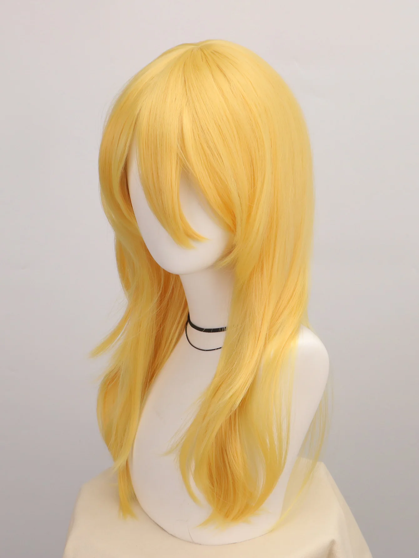 Yellow Long Great Wavy Curly C - Women'S Yellow Accessories recension och pris