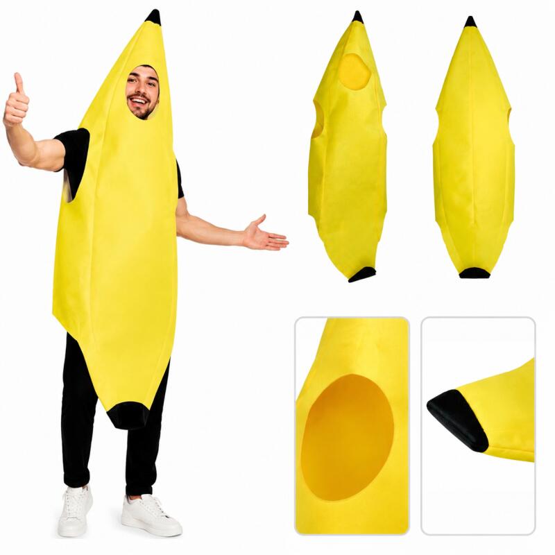 Adult Banana Costume Funny Fru - Women'S Yellow Accessories recension och pris