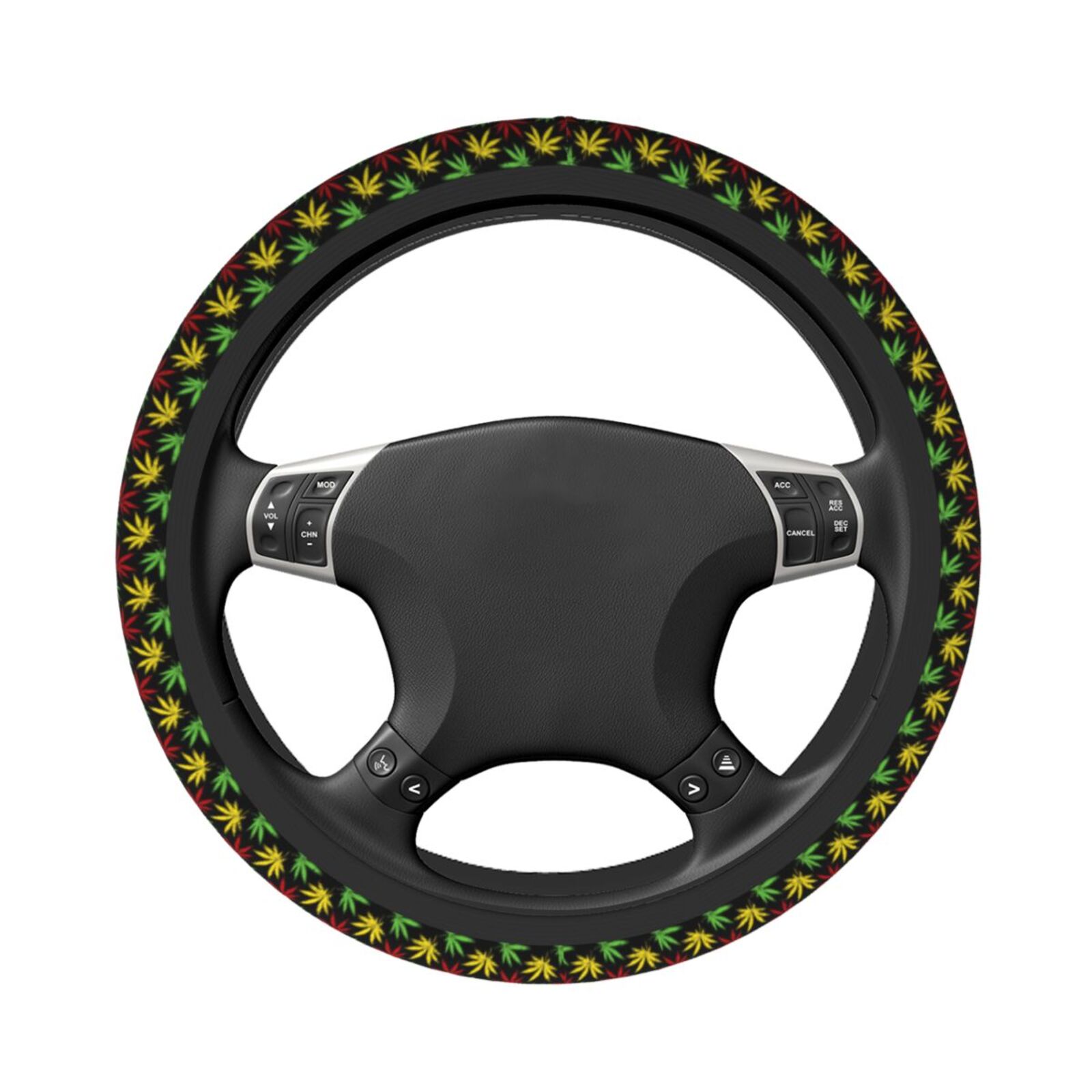 Colorful Weed Leaf Print Steer - Women'S Accessories Vans recension och pris