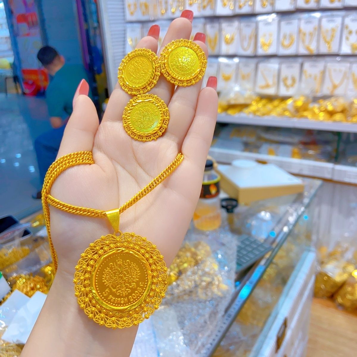 New 24K Gold Plated Dubai Jewe - Women Accessories Dubai recension och pris