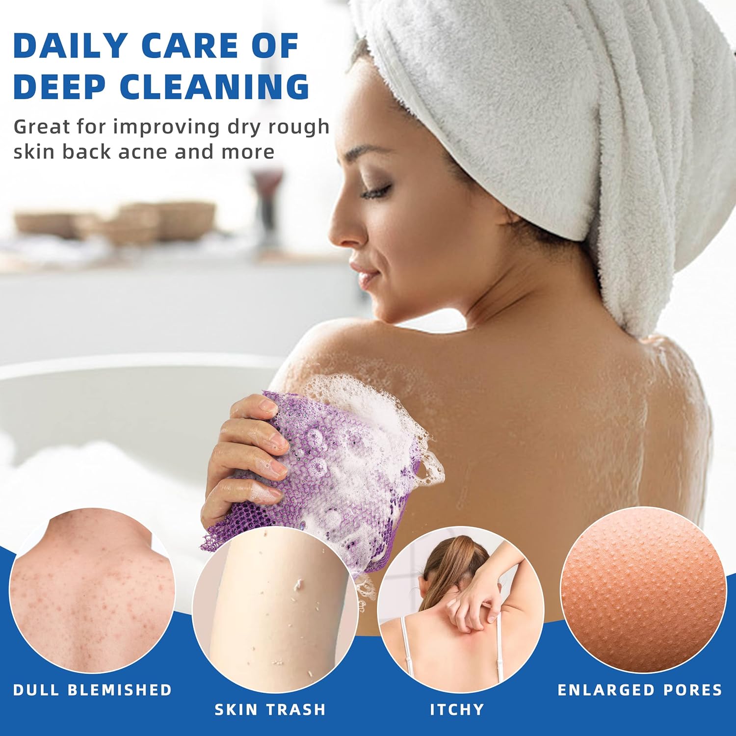 3 Pieces African Bath Sponge A - Women'S African Accessories recension och pris