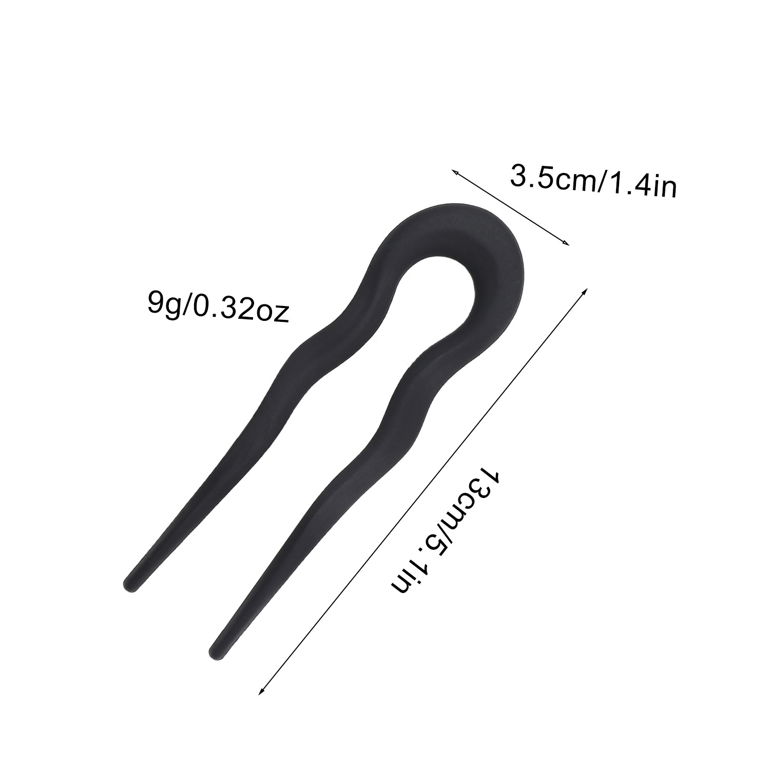 1/4pcs Simple Frosted U-Shaped - Women Accessories Trending recension och pris